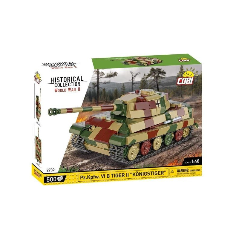 Gioco da costruzione cobi 2732 panzer vi tiger ii kÃ¶nigstiger multicolore