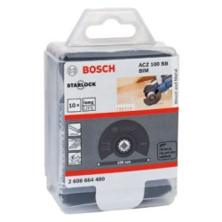 Lama per sega bosch acz 100 bb legno + metallo 100mm nero 10pz [2608664480]