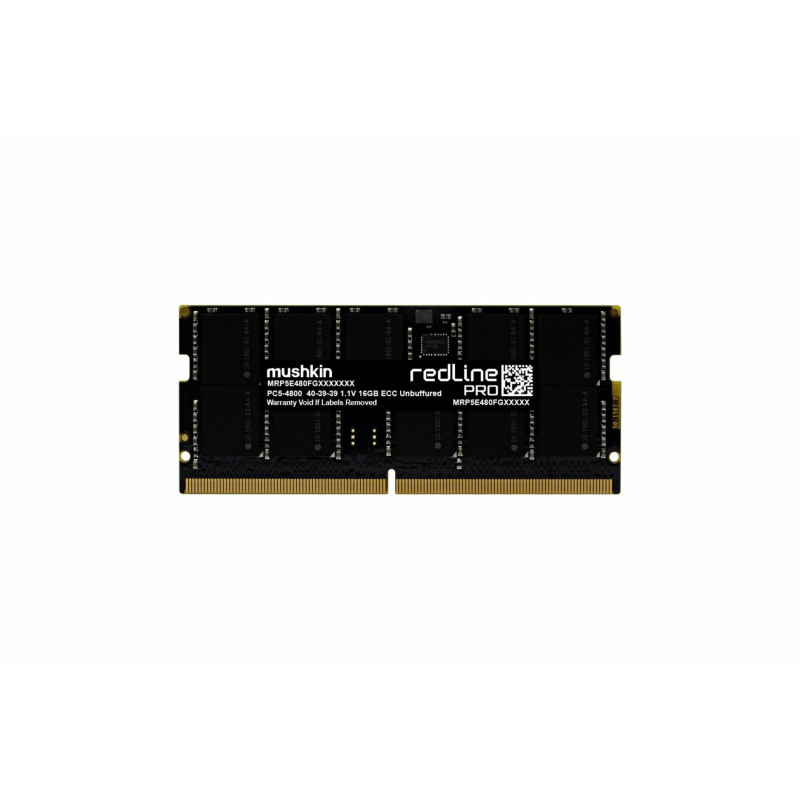 Ram so-dimm ddr5 1x16gb mushkin redline pro 4800mhz cl40 1.1v