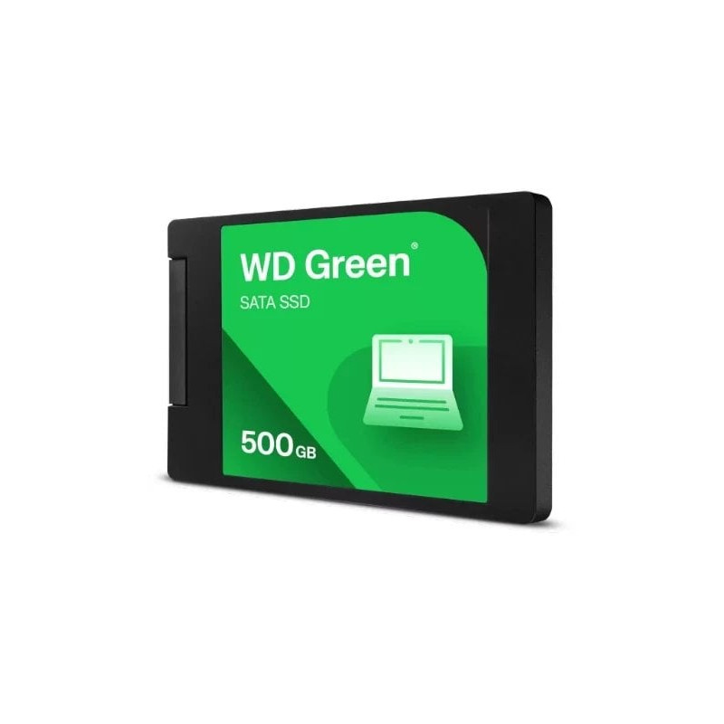 Ssd 500gb western digital green 2.5" nero [wds500g5g0a]