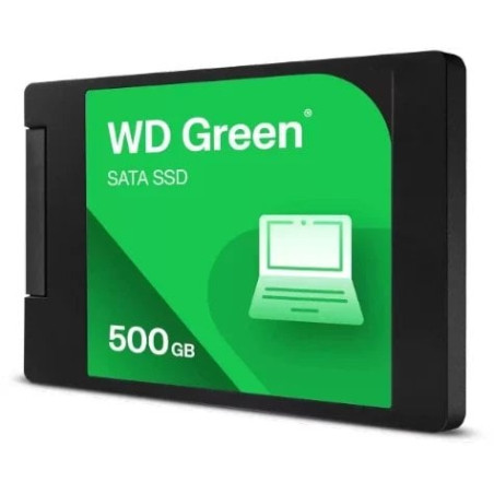 Ssd 500gb western digital green 2.5" nero [wds500g5g0a]