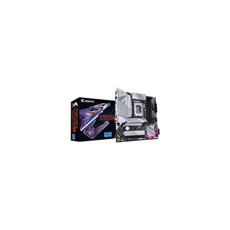 Scheda madre intel gigabyte b760m aorus elite wifi6e gen5 lga 1700
