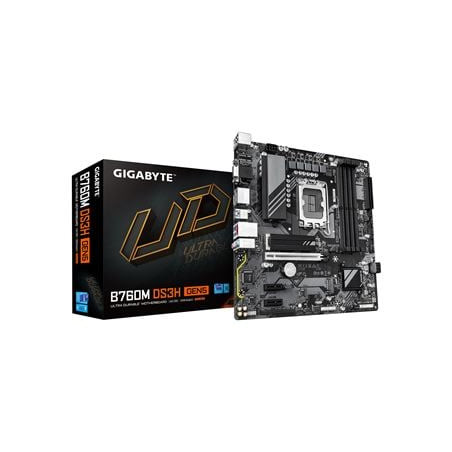 Scheda madre intel gigabyte b760m ds3h gen5 lga 1700 micro atx 4x