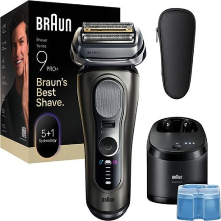 Regolabarba elettrica braun series 9 pro+ 9655cc 5+1 secco/bagnato