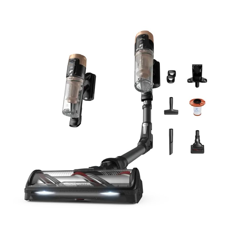 Scopa elettrica rowenta x-force flex 14.80 rh9b74 2in1 senza