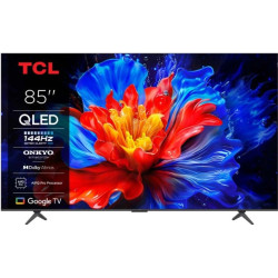 Tv qled 85'' tcl 85p89k 4k ultra hd 3840x2160p/smart tv/google/classe