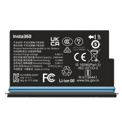 Batteria insta360 cinsbaha li-ion 2400mah per x5 nero [cinsbaha]