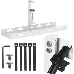 Organizer per cavi maclean mc-105 w vassoio sotto scrivania max