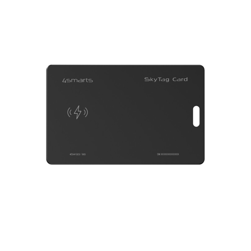 Localizzatore di oggetti 4smarts skytag card recharge bluetooth nero