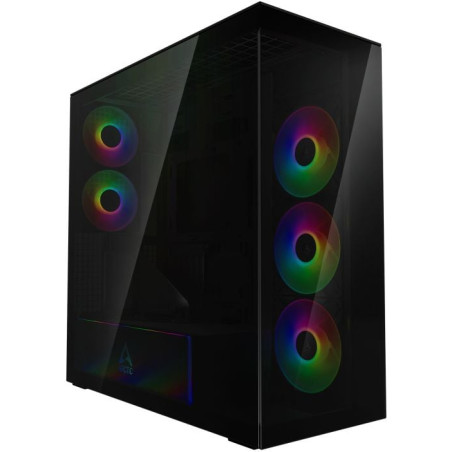 Case arctic xtender vg mirror argb midi-tower e-atx con montaggio