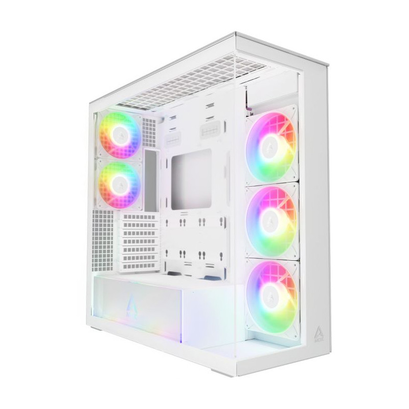 Case arctic xtender argb midi-tower e-atx bianco [acpcc00014a]