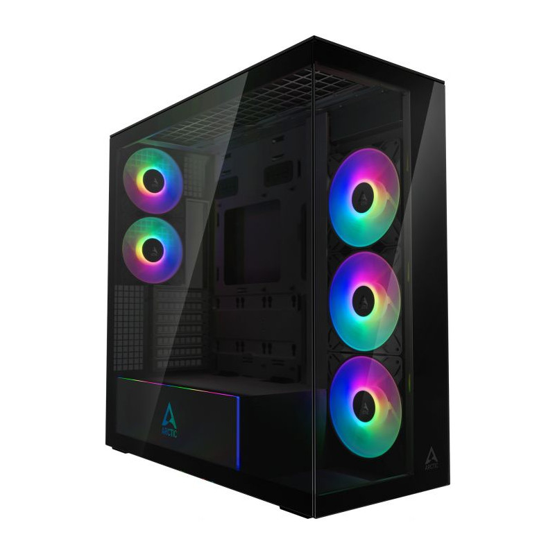 Case arctic xtender mirror argb midi-tower e-atx nero [acpcc00018a]