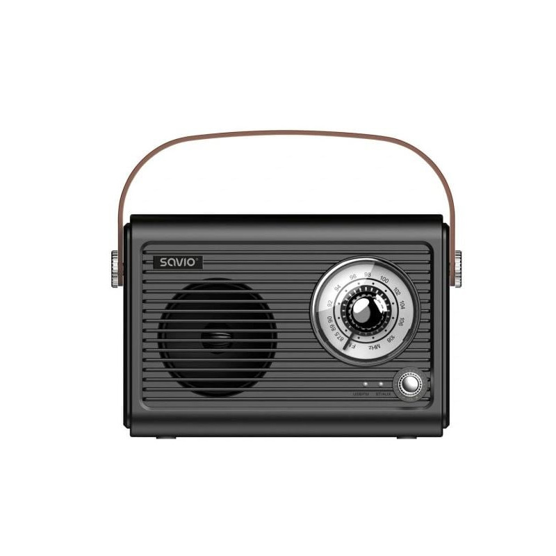 Radio portatile savio nero [rs-01]