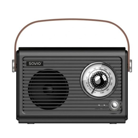Radio portatile savio nero [rs-01]