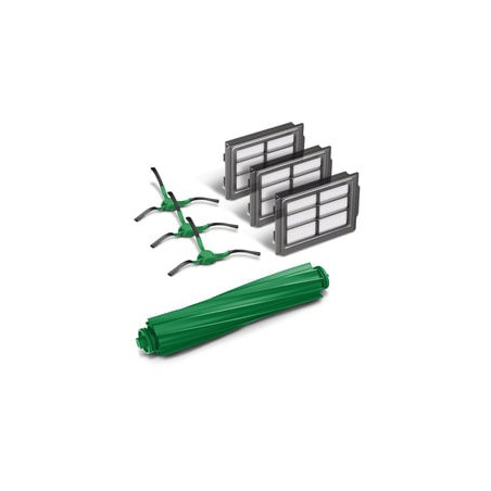 Kit spazzole aspirapolvere irobot roomba kit di ricarica verde