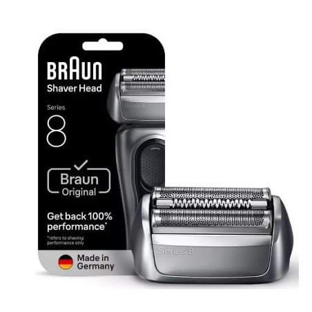 Testina ricambio braun serie 883m per rasoio argento