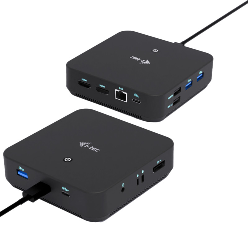 Docking station i-tec 100w per computer usb 3.2 tipo c nero [c31triplevideodppro]