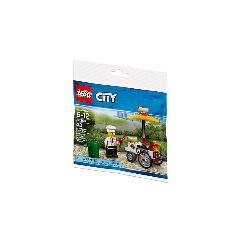 Gioco da costruzione lego city chiosco di hot dog multicolore 54pz