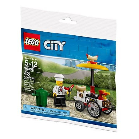 Gioco da costruzione lego city chiosco di hot dog multicolore 54pz
