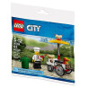 Gioco da costruzione lego city chiosco di hot dog multicolore 54pz
