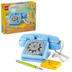 Gioco da costruzione lego creator telefono retro' multicolore