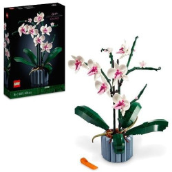 Gioco da costruzione lego icons orchid multicolore 608pz [10311]