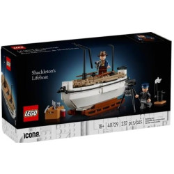 Gioco da costruzione lego icons scialuppa di salvataggio di shackleton