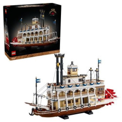 Gioco da costruzione lego ideas battello a vapore fluviale multicolore