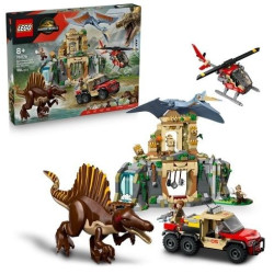 Gioco da costruzione lego jurassic world missione aerea spinosaurus