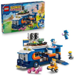 Gioco da costruzione lego sonic camion di comando del team sonic