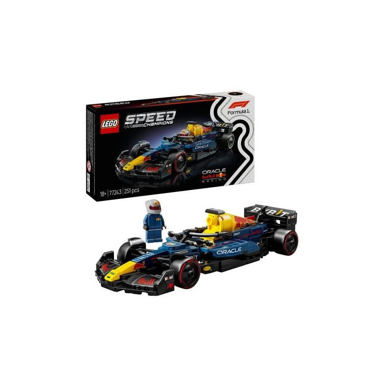 Gioco da costruzione lego speed champions auto da corsa oracle red