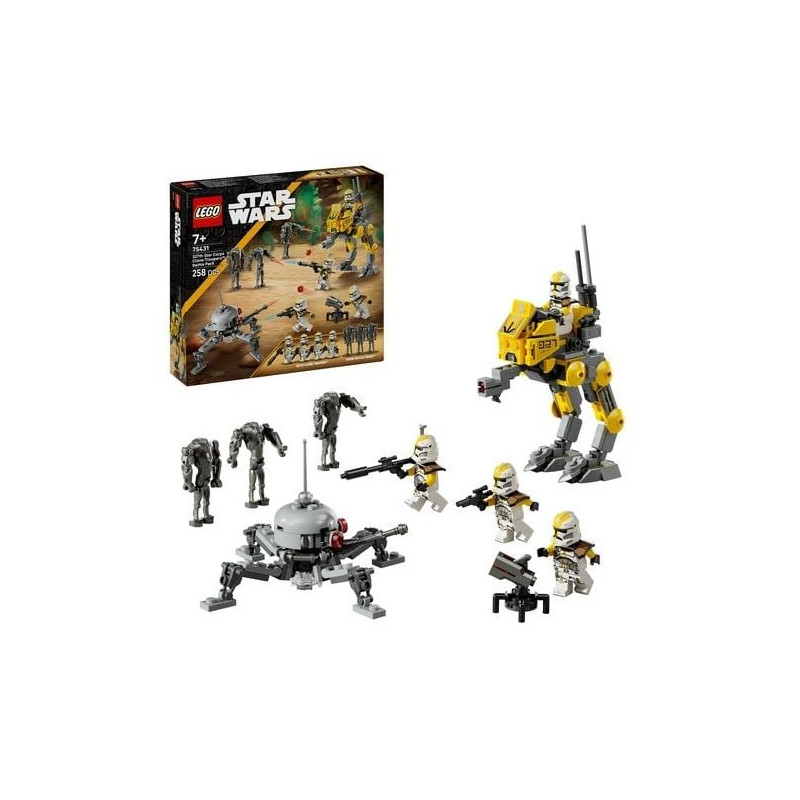 Gioco da costruzione lego star wars battaglia dei soldati cloni del