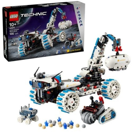 Gioco da costruzione lego technic veicolo spaziale lunar outpost