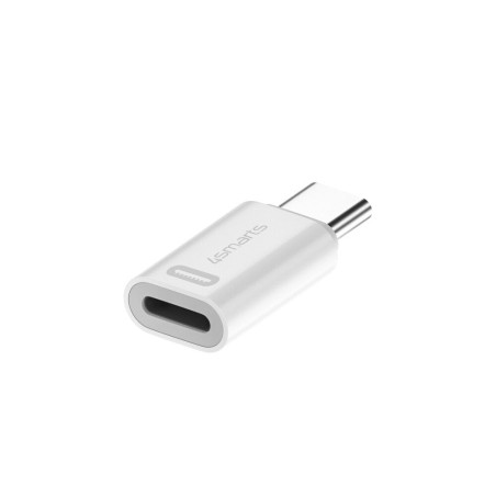 Adattatore usb 4smarts da usb-c a lightning per iphone/ipad bianco