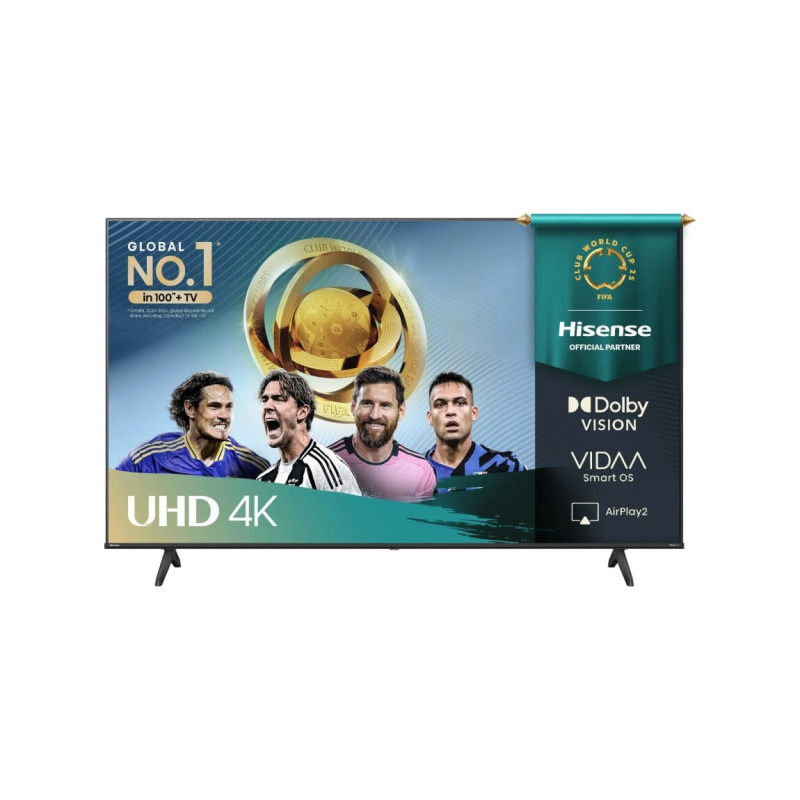 Tv led 50'' hisense 50a69q 4k ultra hd 3840x2160p/smart tv/classe