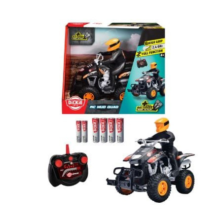 Modellino dickie rc mud quad 1/18 multicolore [201104010]