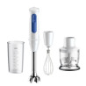 Frullatore ad immersione braun multiquick 3 mq30202m 900w bianco/blu