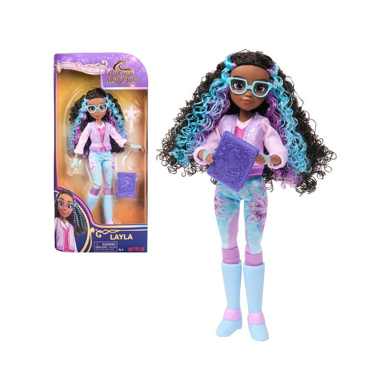 Bambola spinmaster unicorn academy layla da vestire 24cm multicolore