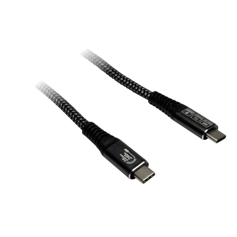 Cavo usb inter-tech usb 3.2 tipo c 1.5m nero [88885673]