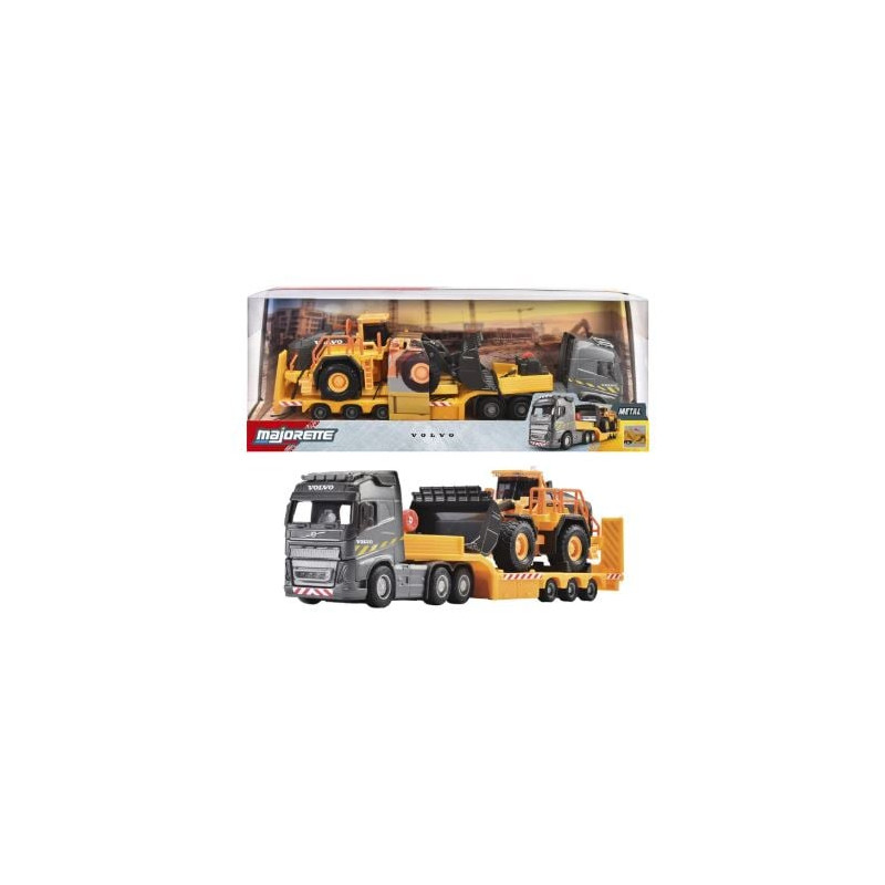 Modellino simba majorette grand series volvo fh16 camion + pala gommata