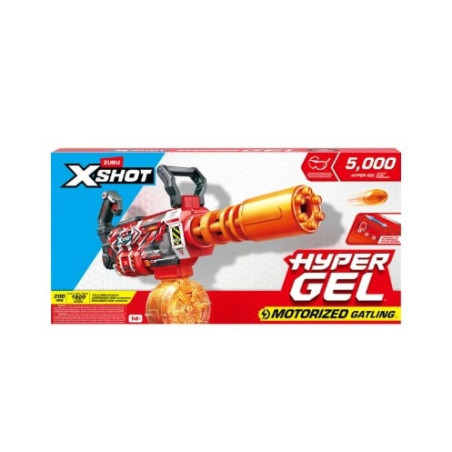 Pistola a gel zuru x-shot hyper gel gatling blaster motorizzato