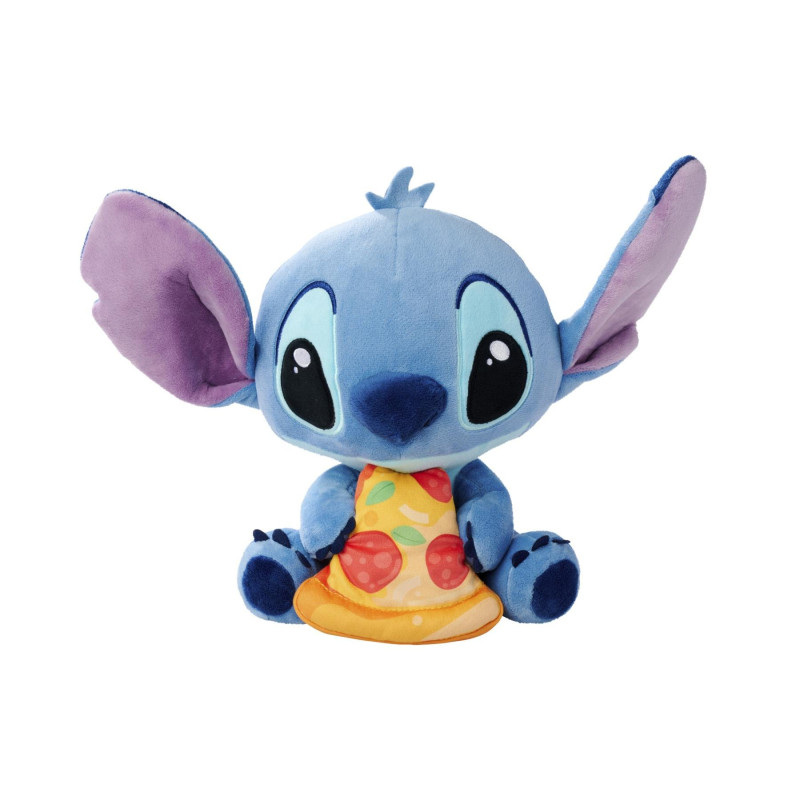 Peluche simba toys disney stitch con pizza 25cm multicolore [6315870514]