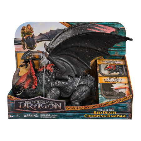 Figurine spinmaster dragon red death 28cm nero 2pz [6072650]