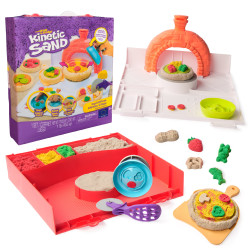 Giocattolo spinmaster kinetic sand set per pizza squish spielsand