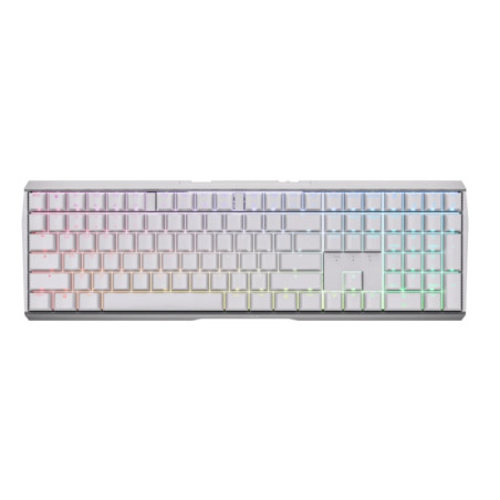 Tastiera gaming cherry mx 3.0s wireless/bluetooth bianco [g80-3872ljbde-0]