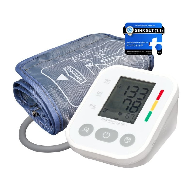 Misuratore di pressione da braccio profi-care pc-bmg 3121