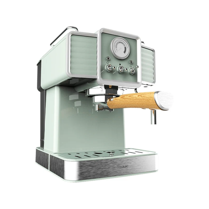 Macchina da caffe' espresso cecotec 1.5l 1350w verde chiaro [1576]