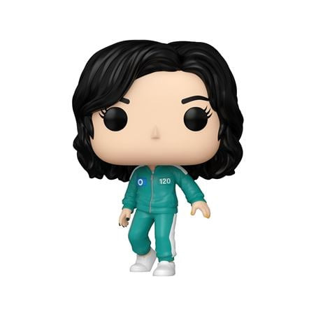 Figurina funko pop tv squid game giocatore 120 hyun ju 9cm multicolore