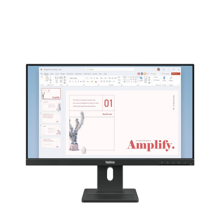 Monitor led 23.8'' lenovo thinkvision e24-40 full hd