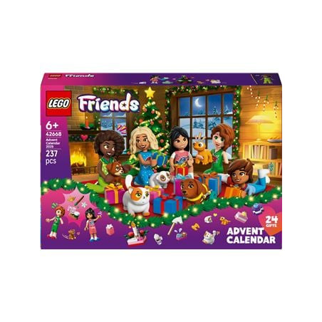 Gioco creativo lego 42668 friends calendario dell'avvento 2025